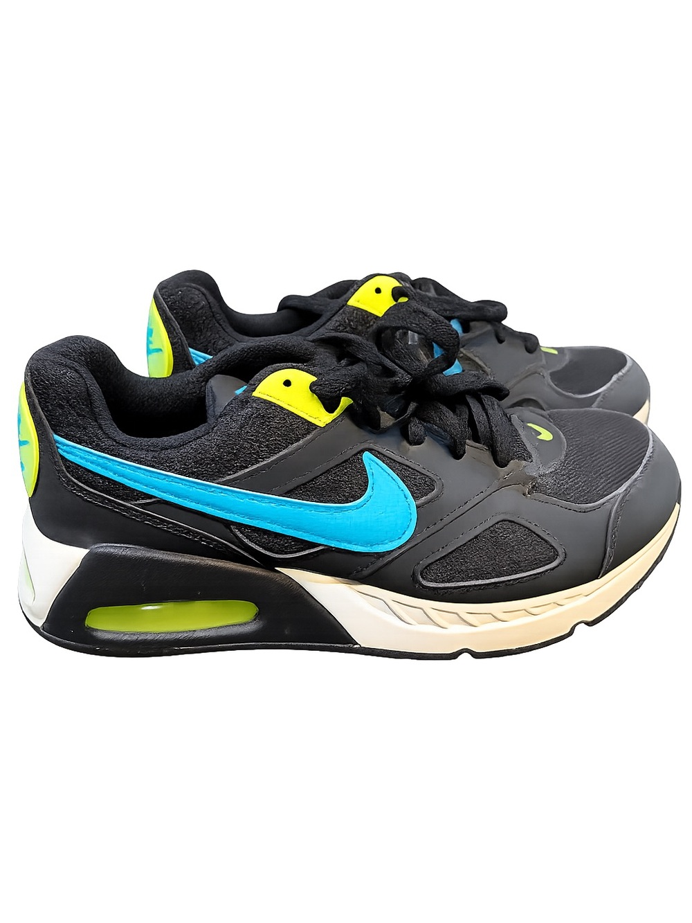 Nike Kids Air Max Black & Turquoise Athletic Sneakers 4Y